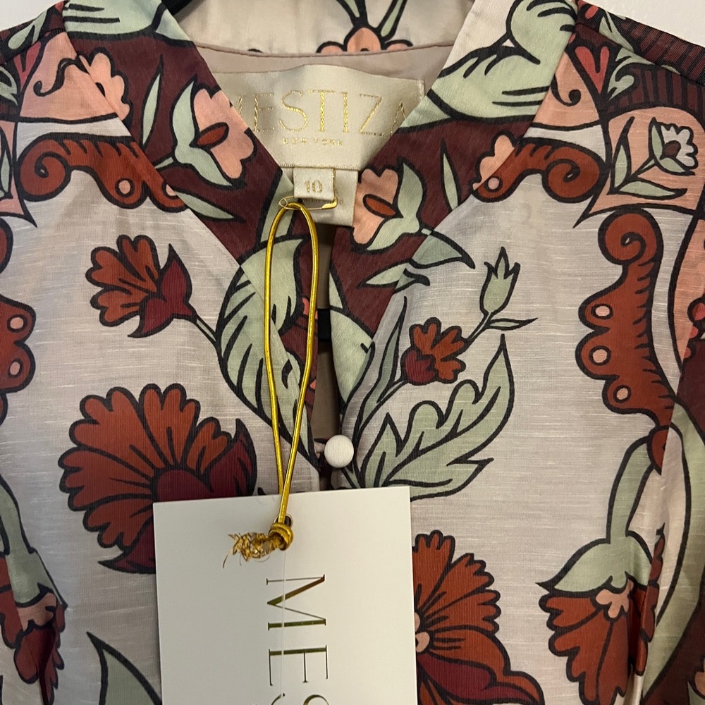 NWT Mestiza Valencia Mini Dress in Jardin Rose - Picture 7 of 8